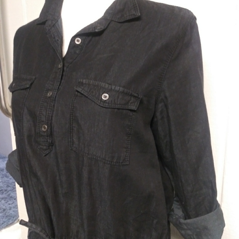 NWOT Drawstring Dress - Picture 2 of 6